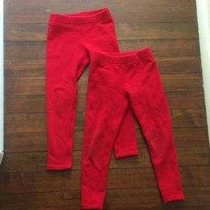 Lot of two Primary fleece leggings